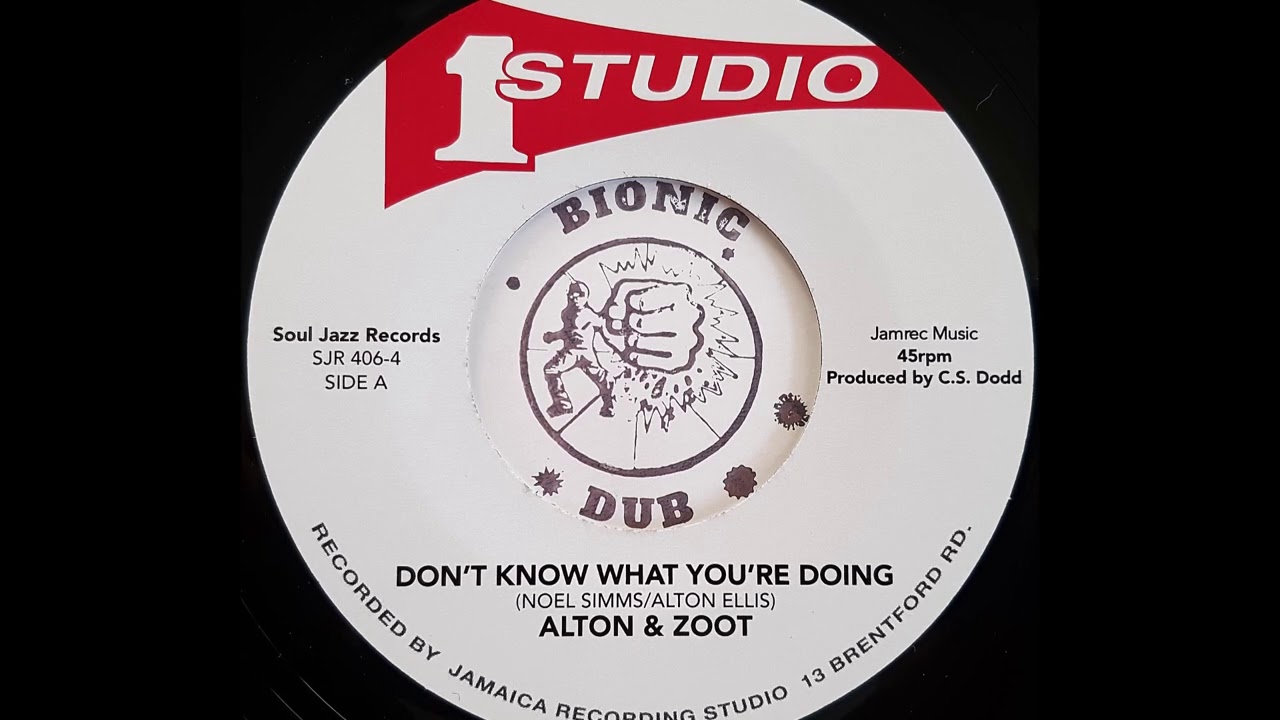 ALTON ELLIS & ZOOT SIMMS - Don't Know What You're Doing (previously unreleased)