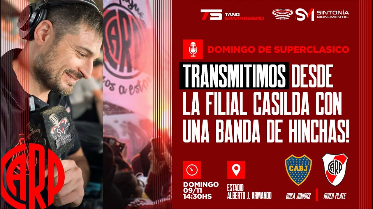 RIVER PLATE VS BOCA JRS - NARRACION EN VIVO -  TORNEO CLAUSURA - FECHA 15