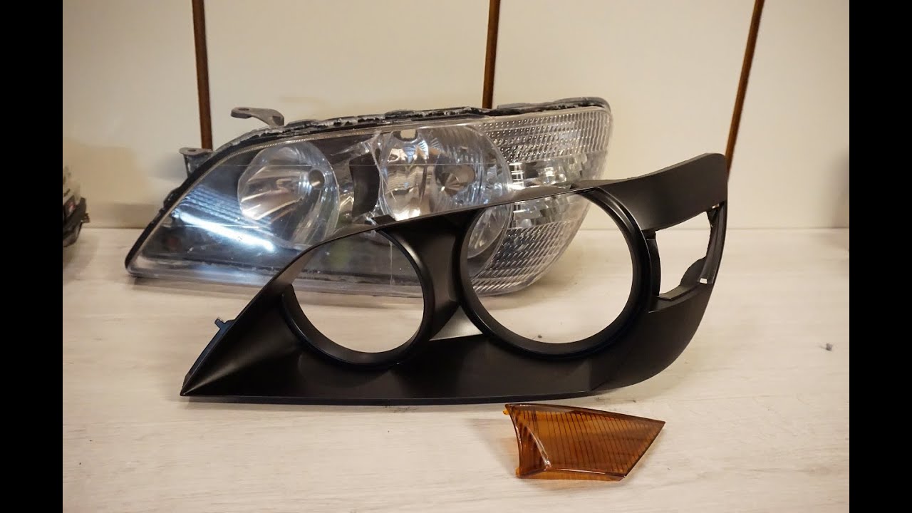 Lexus IS200 - IS300 Toyota Altezza  --  customize Headlights - How make it Black