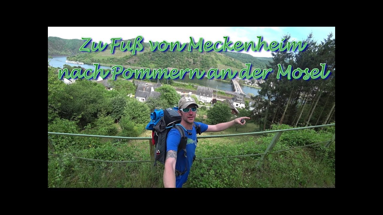 Zu Fuß nach Pommern an der Mosel mit Übernachtung am Laacher See