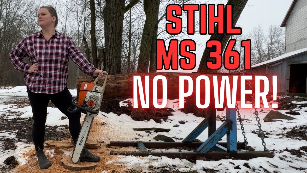 Stihl MS 361 Chainsaw -  BOGGY And Low On Power!  Aftermarket Or OEM Carb and Fuel Line ?