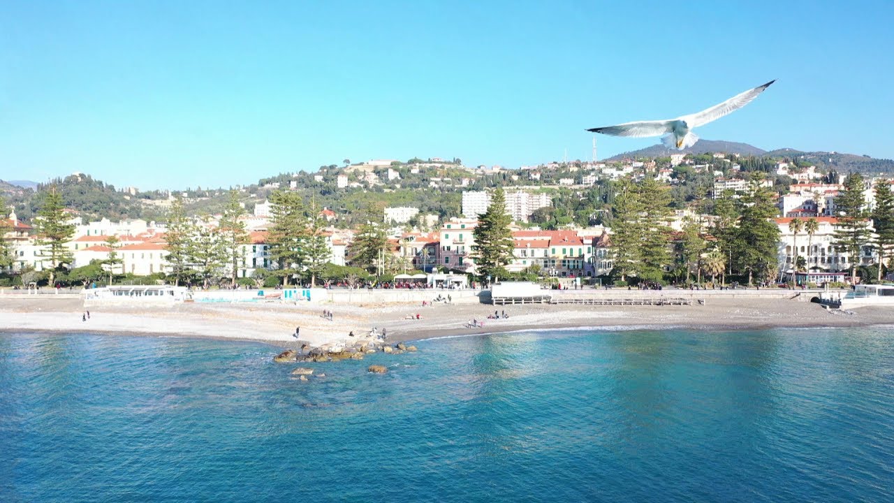 🇮🇹 Bordighera Italy -P 2 (Gopro hero 7)Seagull attack drone