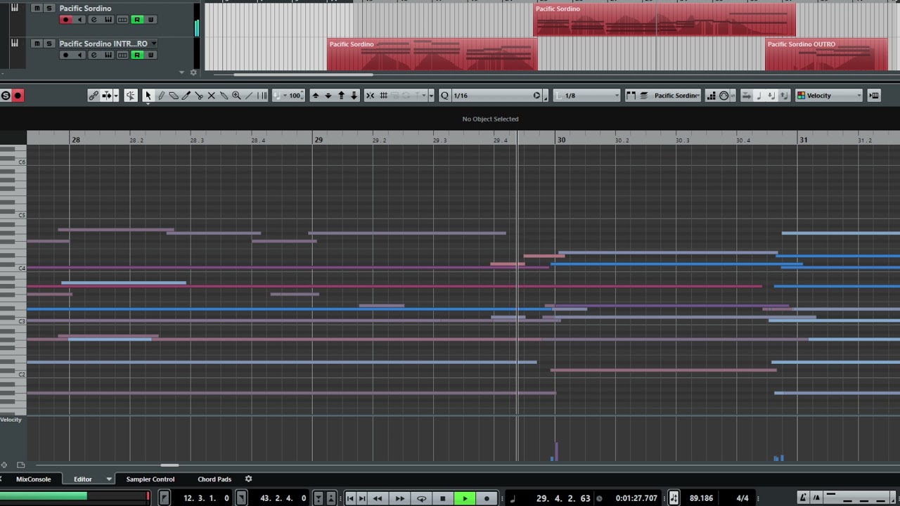 Pacific Sordino Demo + Vista & Con Moto (Performance Samples)