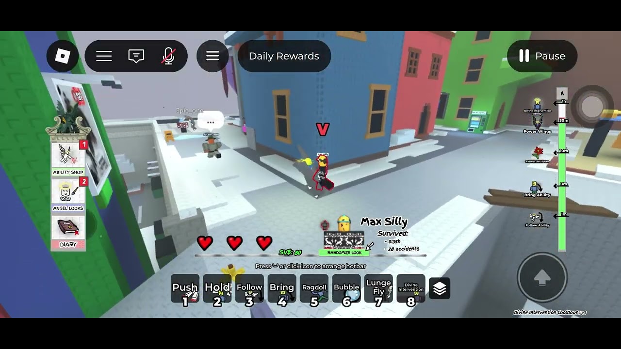 Playing GUARDIAN ANGEL in Roblox