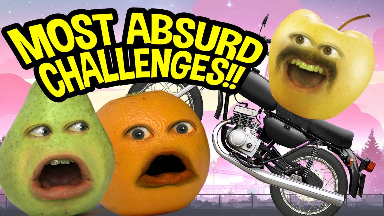 Annoying Orange - Most Absurd Challenges Supercut!