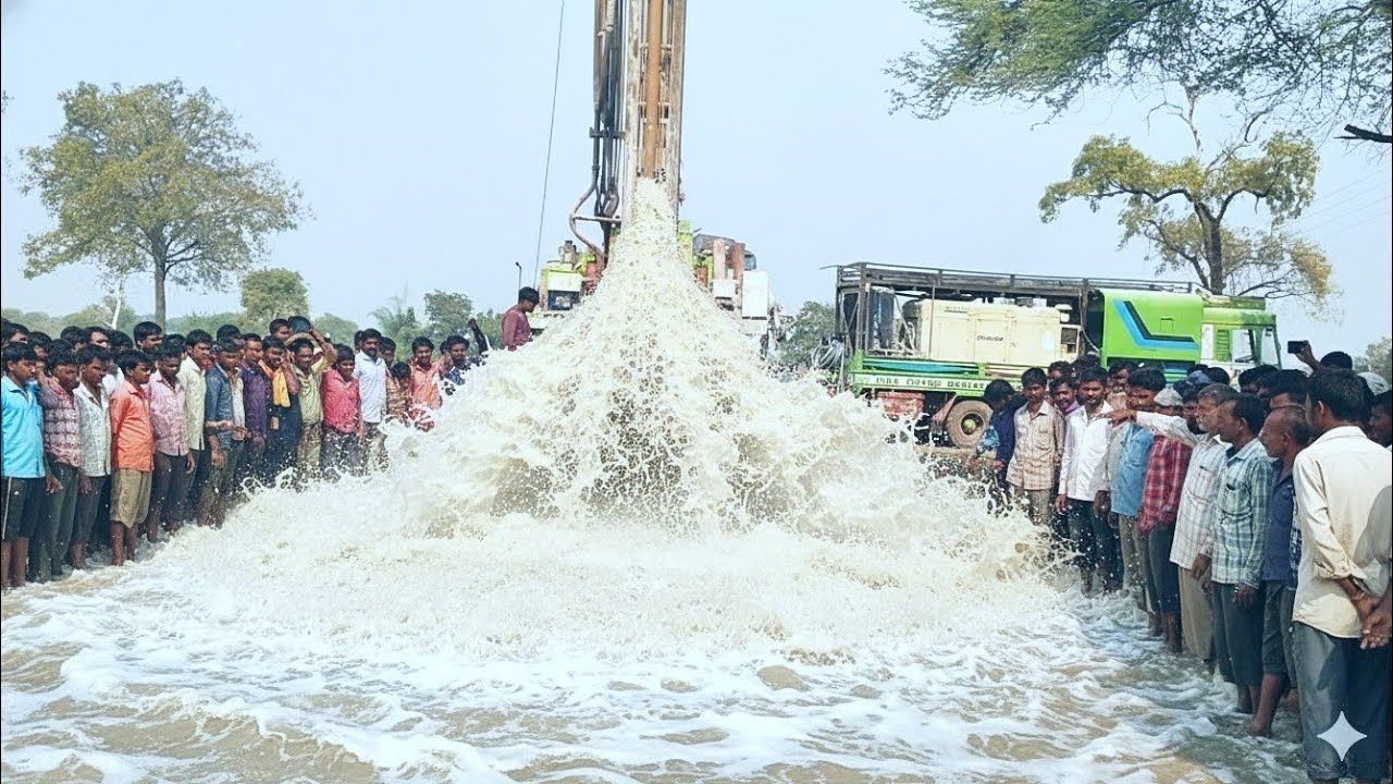 The latest technology in Borewell Drilling 5 HP Motor Water Force Down The Hole Drilling Rigs | Bore