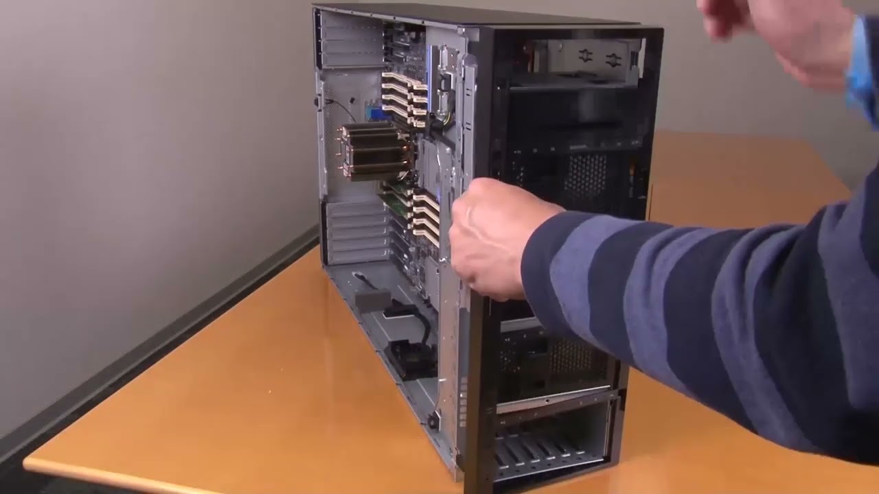 ST650 V3 removing an expansion drive cage or optical drive cage