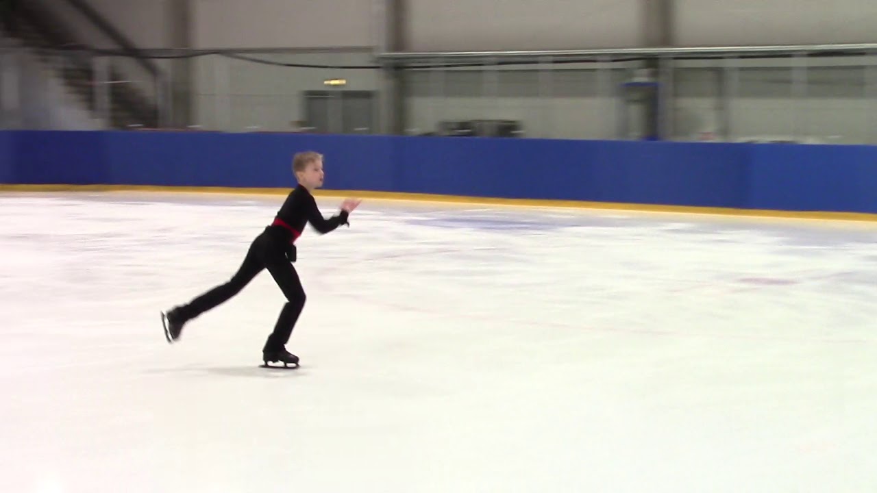 Tallink Hotels Cup 2019 International Co Advanced Novice boys  FS 4 Matias LINDFORS FIN