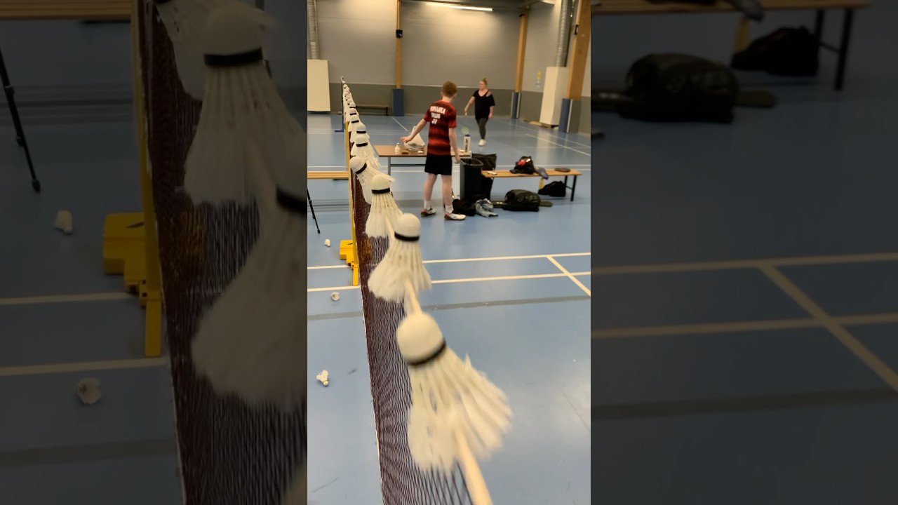 Throwback Badminton Shuttlecock on Net #badminton #shuttlecock #throwbackthursday
