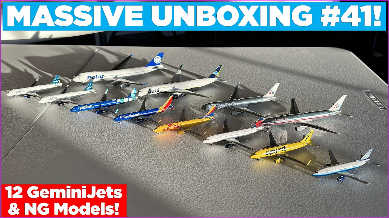 12 MODEL GEMINIJETS UNBOXING! | Massive Unboxing #41