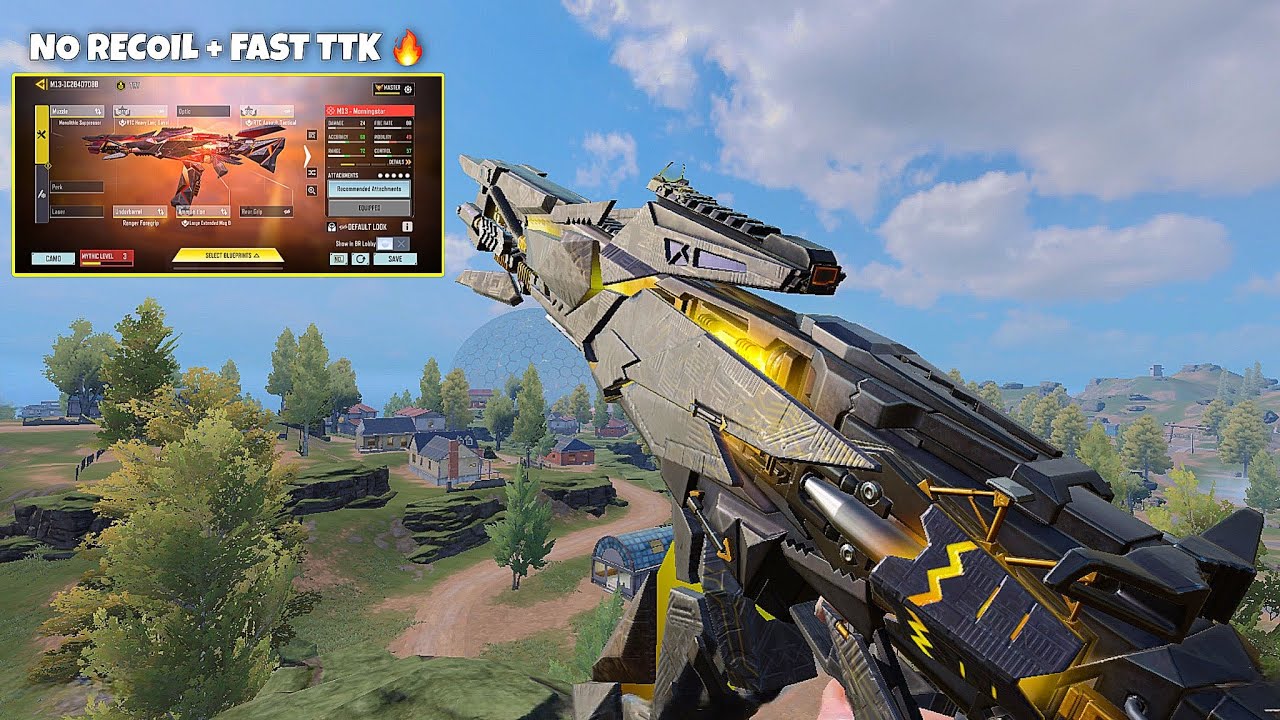 Nobody is Using This M13 Build… (Zero Recoil 😳) | CODM BR