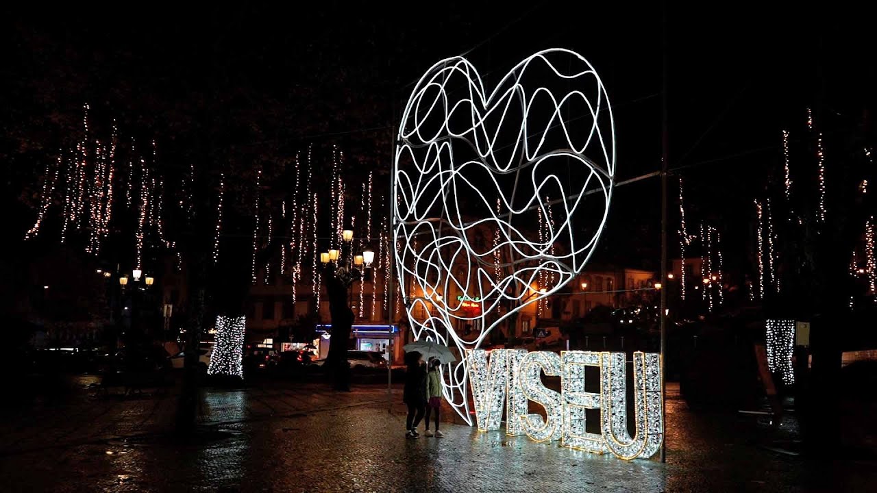 Iluminação de Natal em Viseu