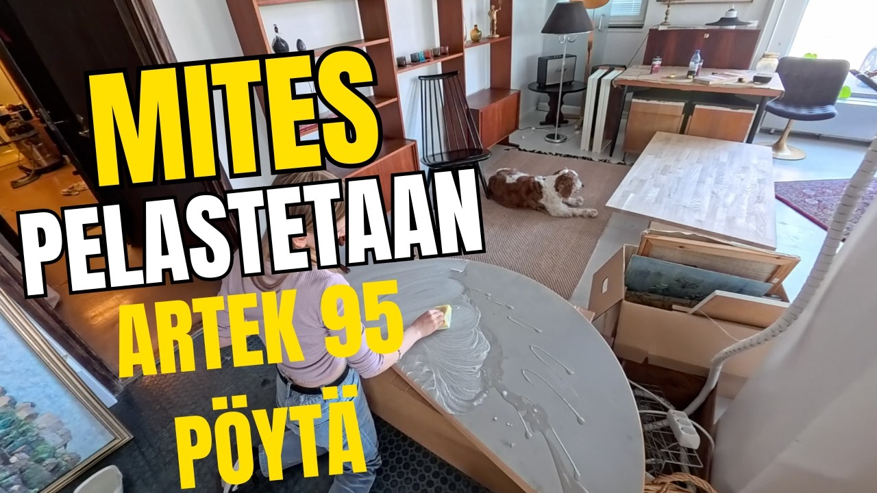 Miten pelastetaan Artek 95 pöytä?