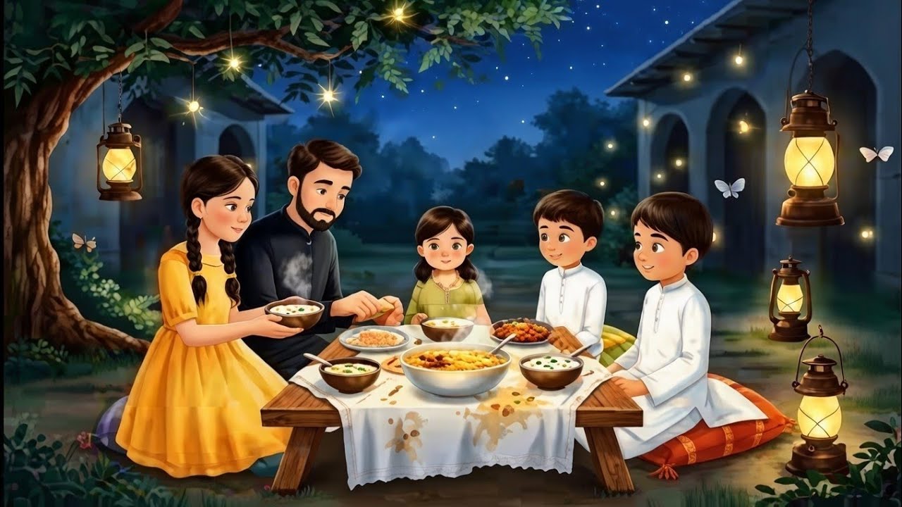 Subah 4 Baje Ki Sehri | Family & Padosi Ka Pyar | Ramzan 2026 AI Story#ramadan #ramzan2026 