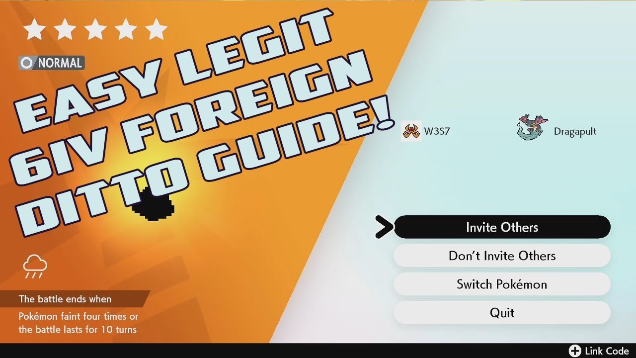 How to get Infinite 4-6 Iv Foreign Dittos!