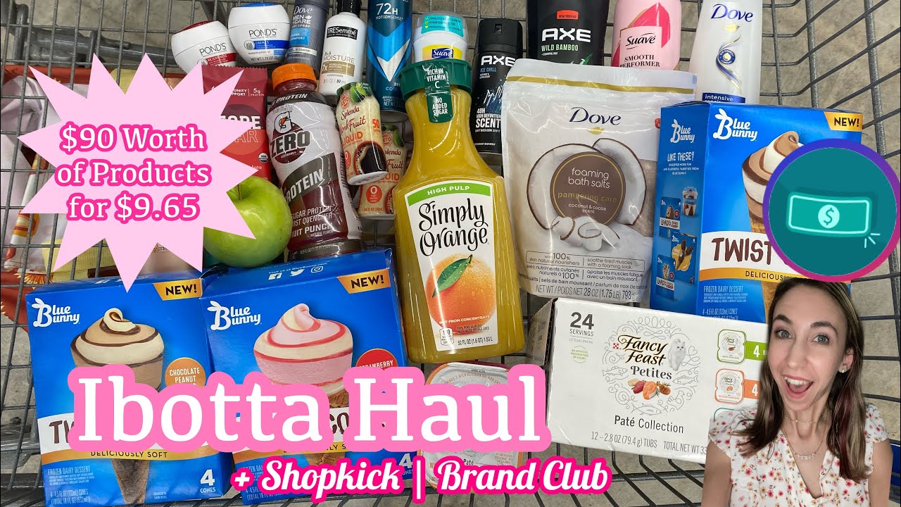 WALMART IBOTTA HAUL $90 WORTH OF PRODUCTS FOR $9.65 | EASY DEALS