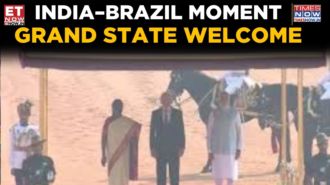 India Welcomes Brazil President Lula With Full State Honours At Rashtrapati Bhavan | Top News