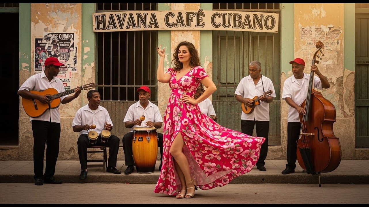 Café Cubano Music 🎹: Caribbean Café Nights & Gentle Piano Jazz • mix27