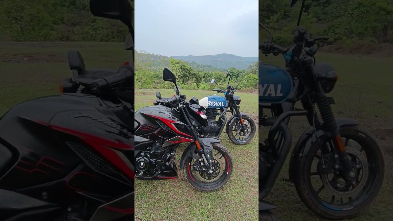 Raw Power या Classic Ride &ndash; Pulsar N250 vs Hunter 350 Showdown!🤍😻