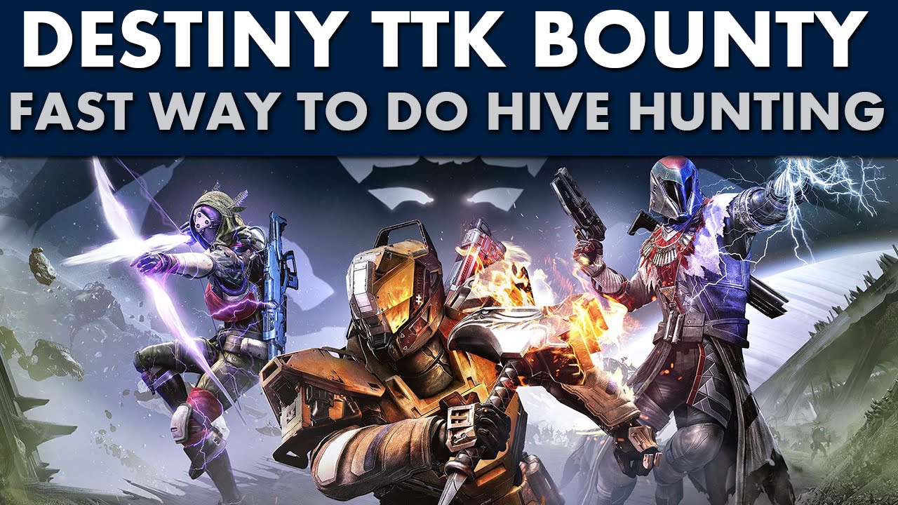 Destiny TTK Guide - Hive Hunting Bounty (Defeat 50 Hive)