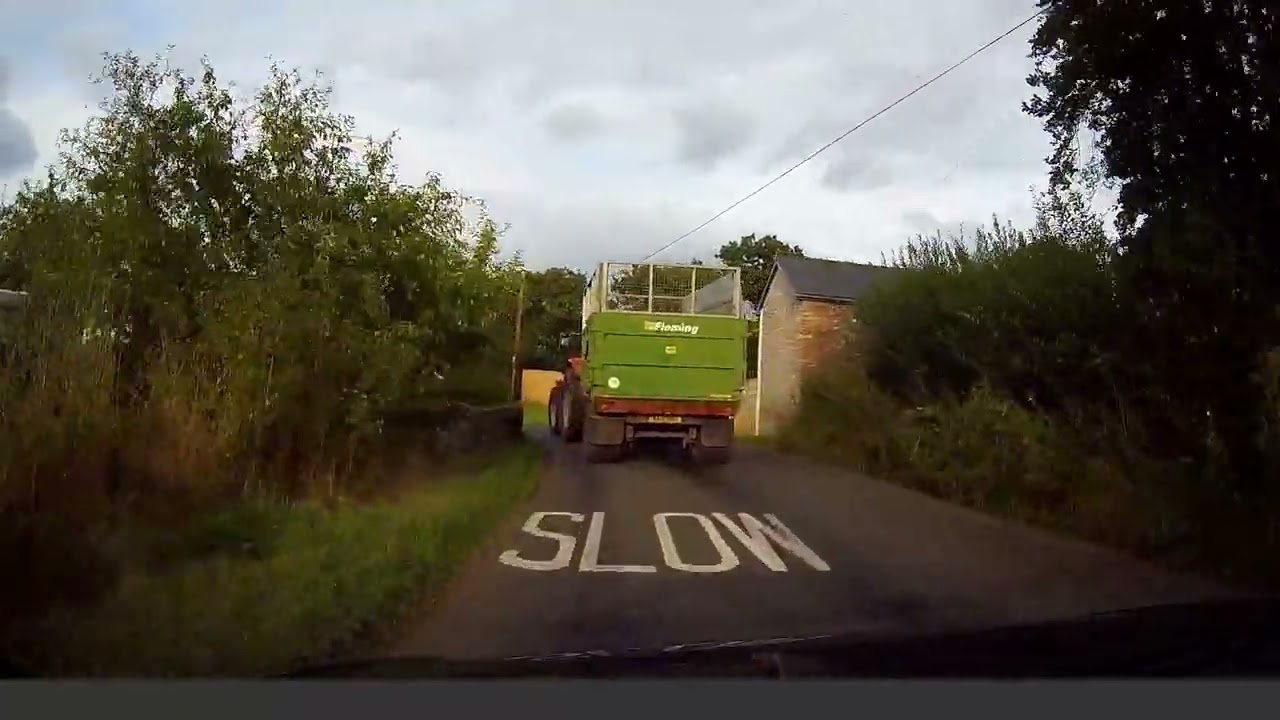 Stuck Behind A Tractor (Country Lanes) | UK Dashcam