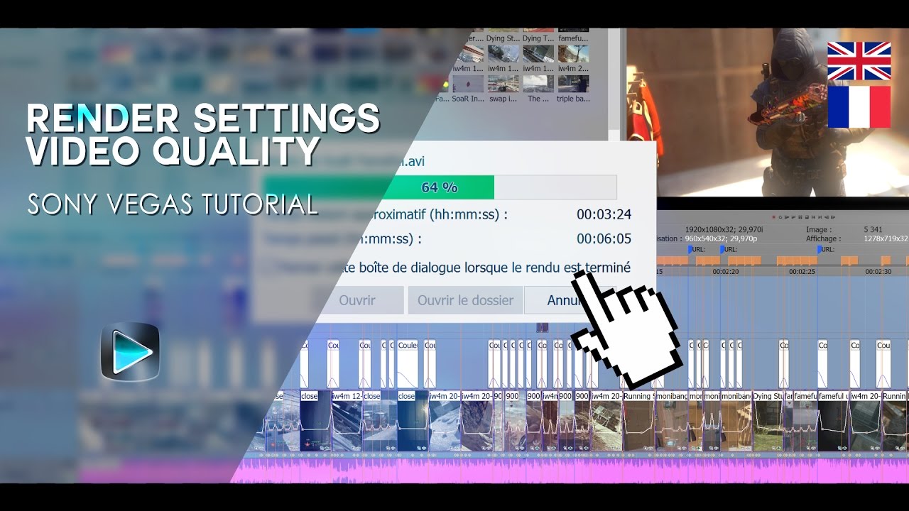 Best Render Settings & Improve Video Quality | Sony Vegas Tutorial #3