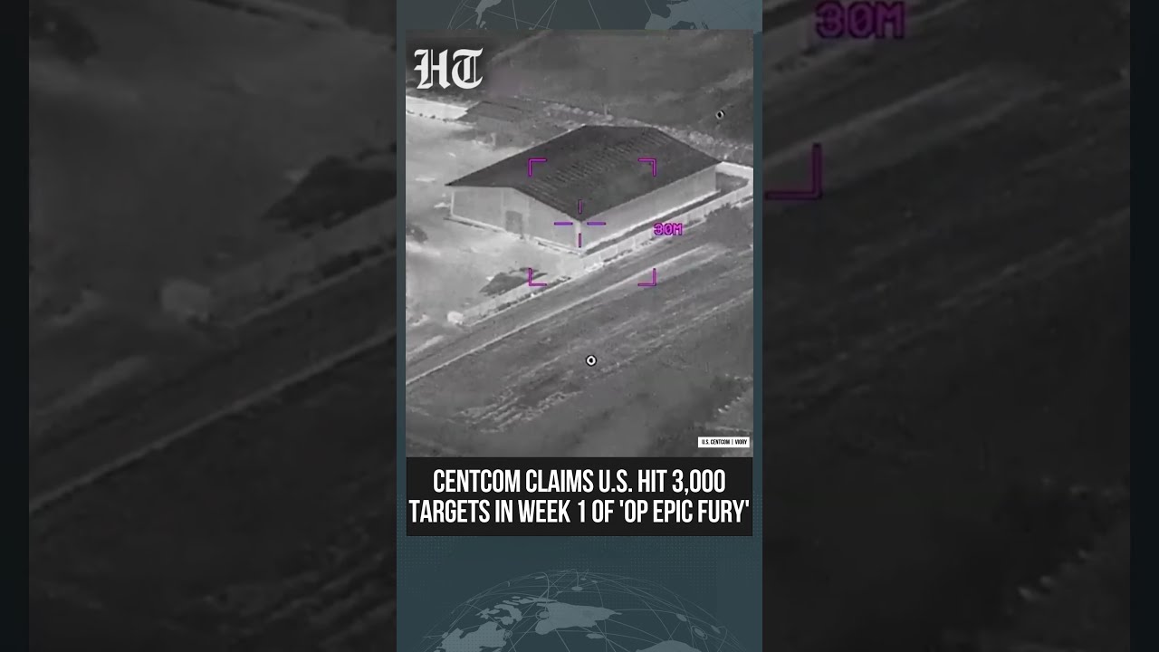 US Claims To Have Launched Over 3,000 Strikes in Week One of 'Operation Epic Fury' | #shorts