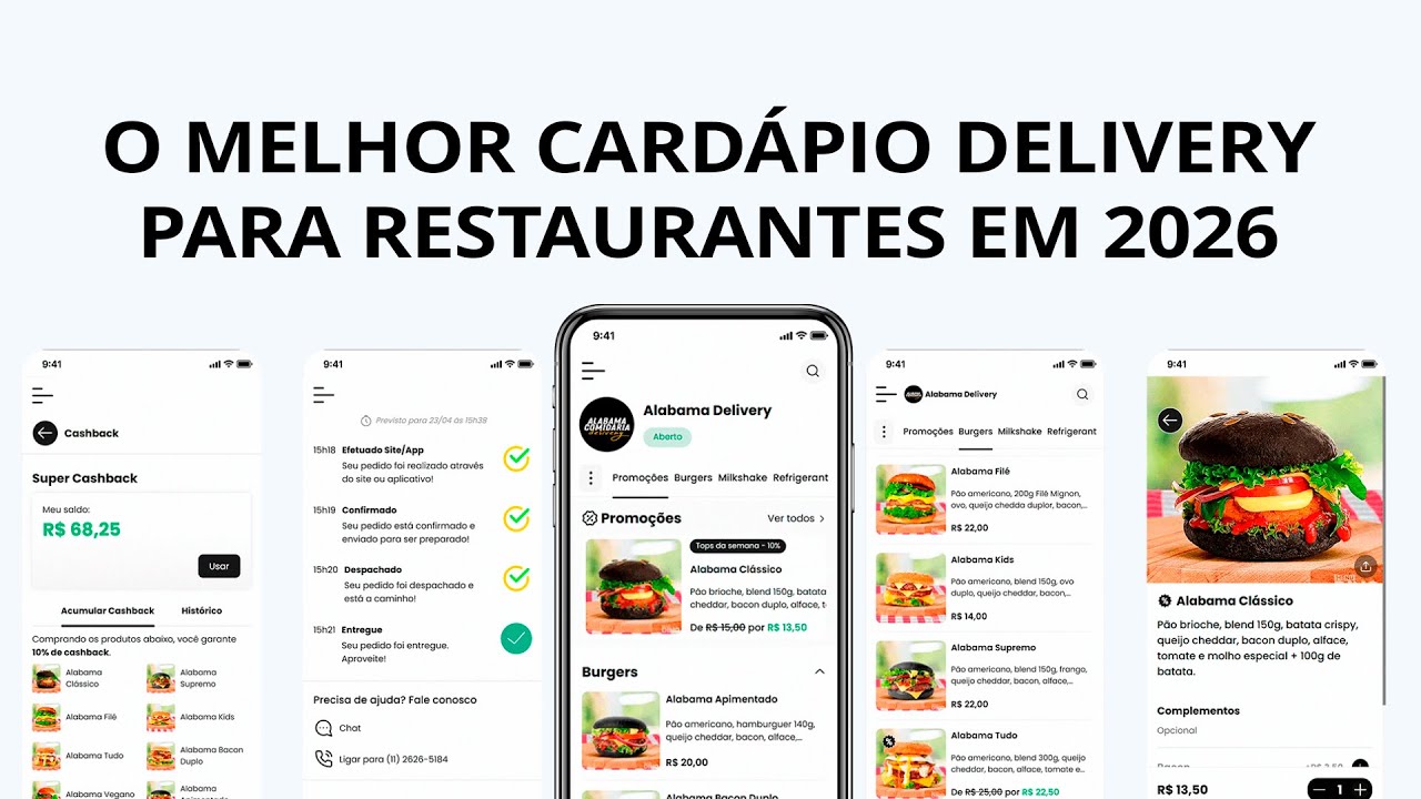O melhor cardápio digital para delivery em 2026 | MenuDino da Consumer