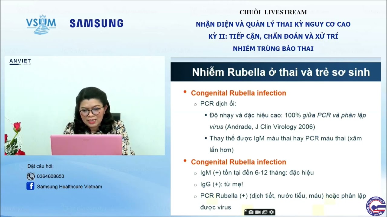 #2.2 Chẩn đoán và xử lý nhiễm trùng bào thai - ThS. BS. Trịnh Nhựt Thu Hương