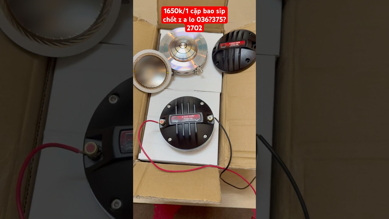 loa treble 850 neo bi pif model : pif85-nb, neo bi, coil 75 dẹt, cối nh&ocirc;m, khe đồng xịn, tiếng hay