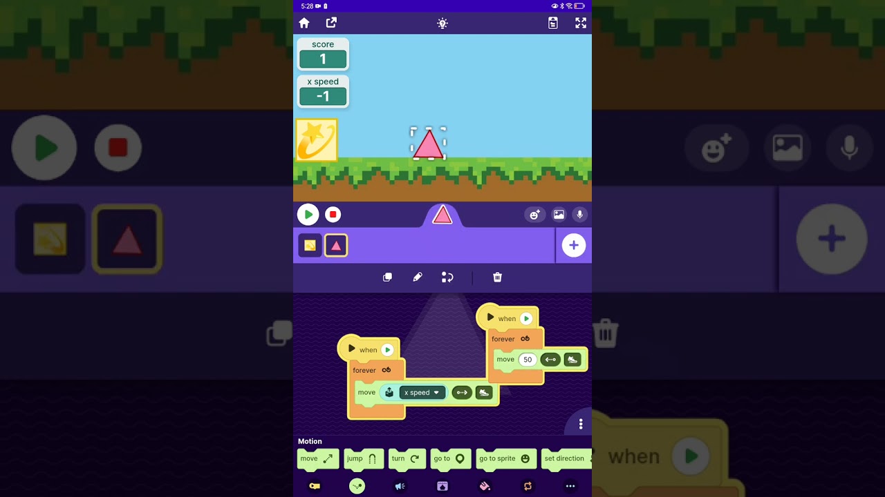 how to ake geometry dash in octostudio 