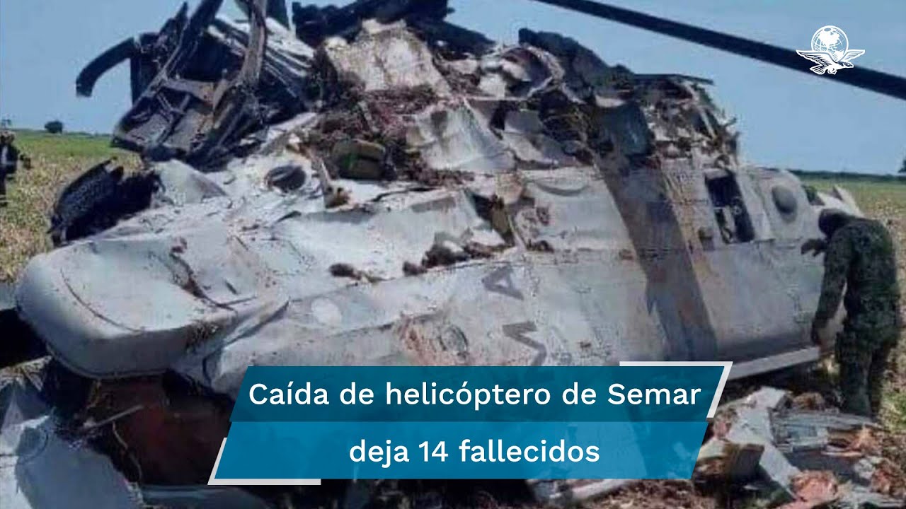 Cae helicóptero de la Marina en Los Mochis. Sin evidencia de que se deba a operativo contra Caro