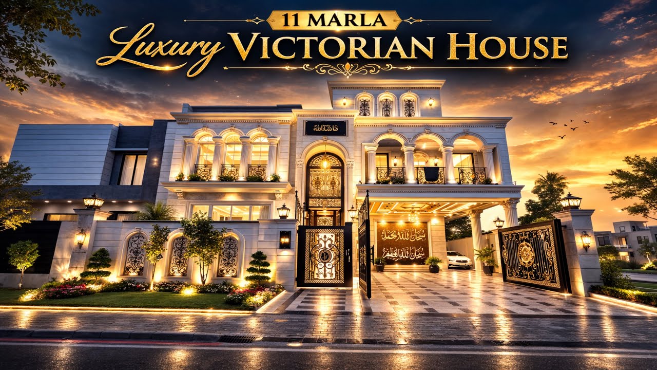 11 Marla Luxury Victorian House For Sale In Lahore Good Location #bahriatown #luxuryhomestour
