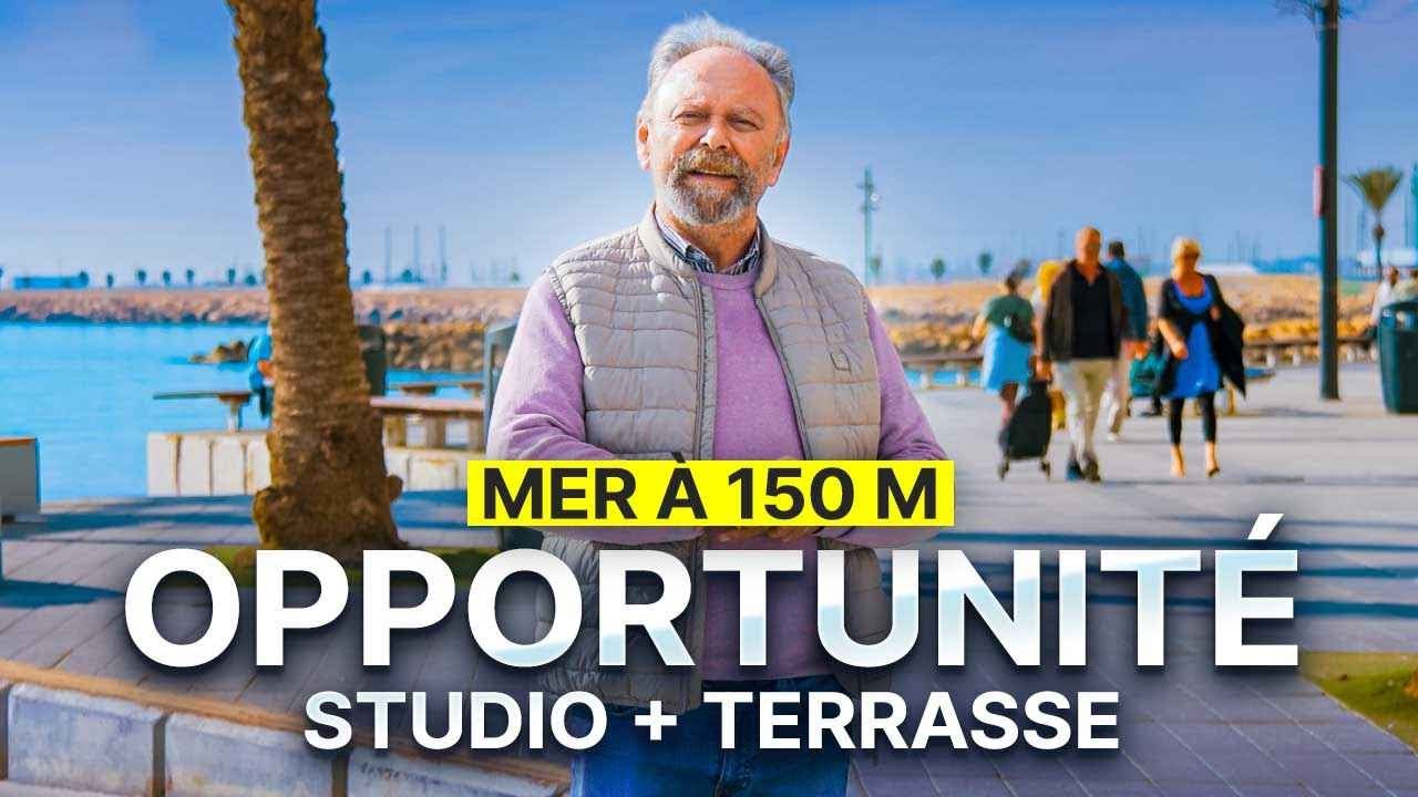 Immobilier en Espagne : Studio à Torrevieja à150 m de la mer | Idéal pour la location de vacances
