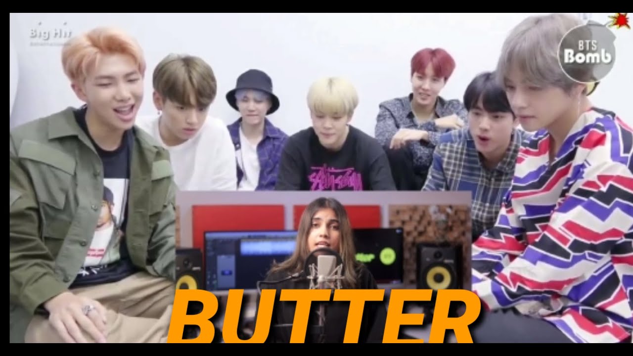 BTS REACTION TO Butter | cover by Aish