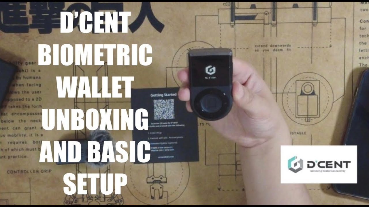 D'Cent Biometric Wallet Unboxing and How to Set it Up