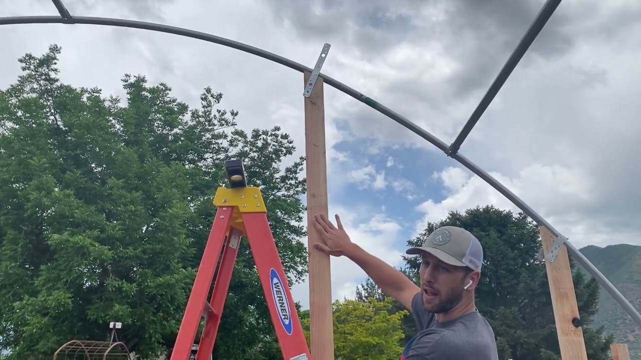 End Wall Framing tips for Roberts Ranch DIY Hoophouse Kit Installation