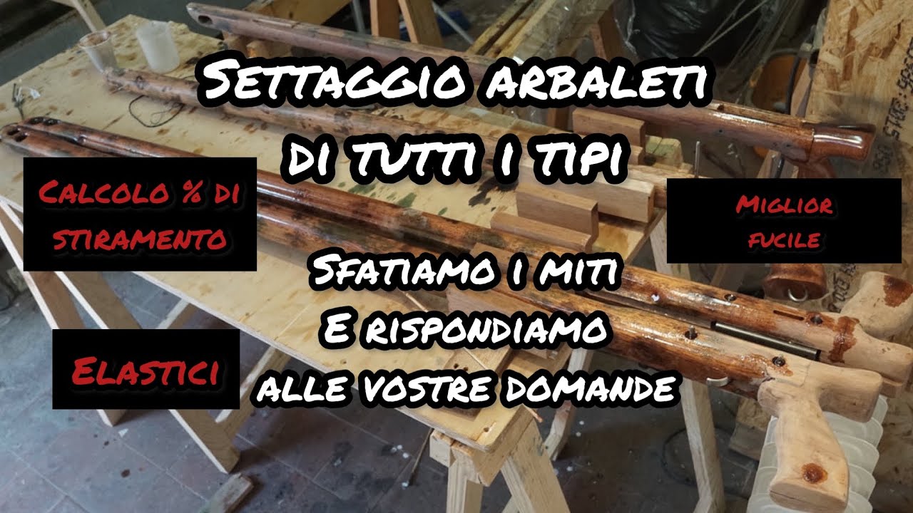 Pescasub | Settaggio arbaleti
