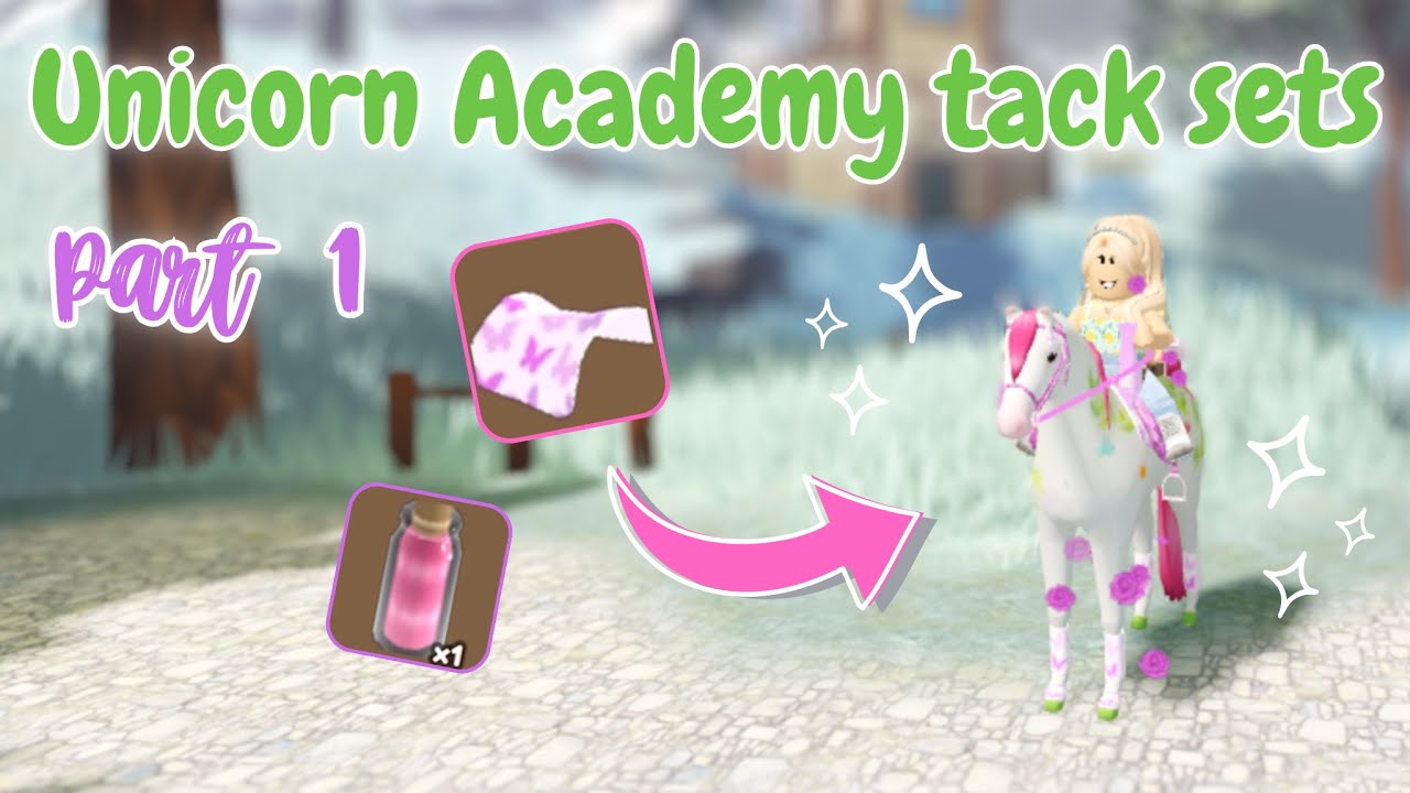 Making Unicorn Academy *TACK SETS* For My Horses - Part 1 | Wild Horse Islands