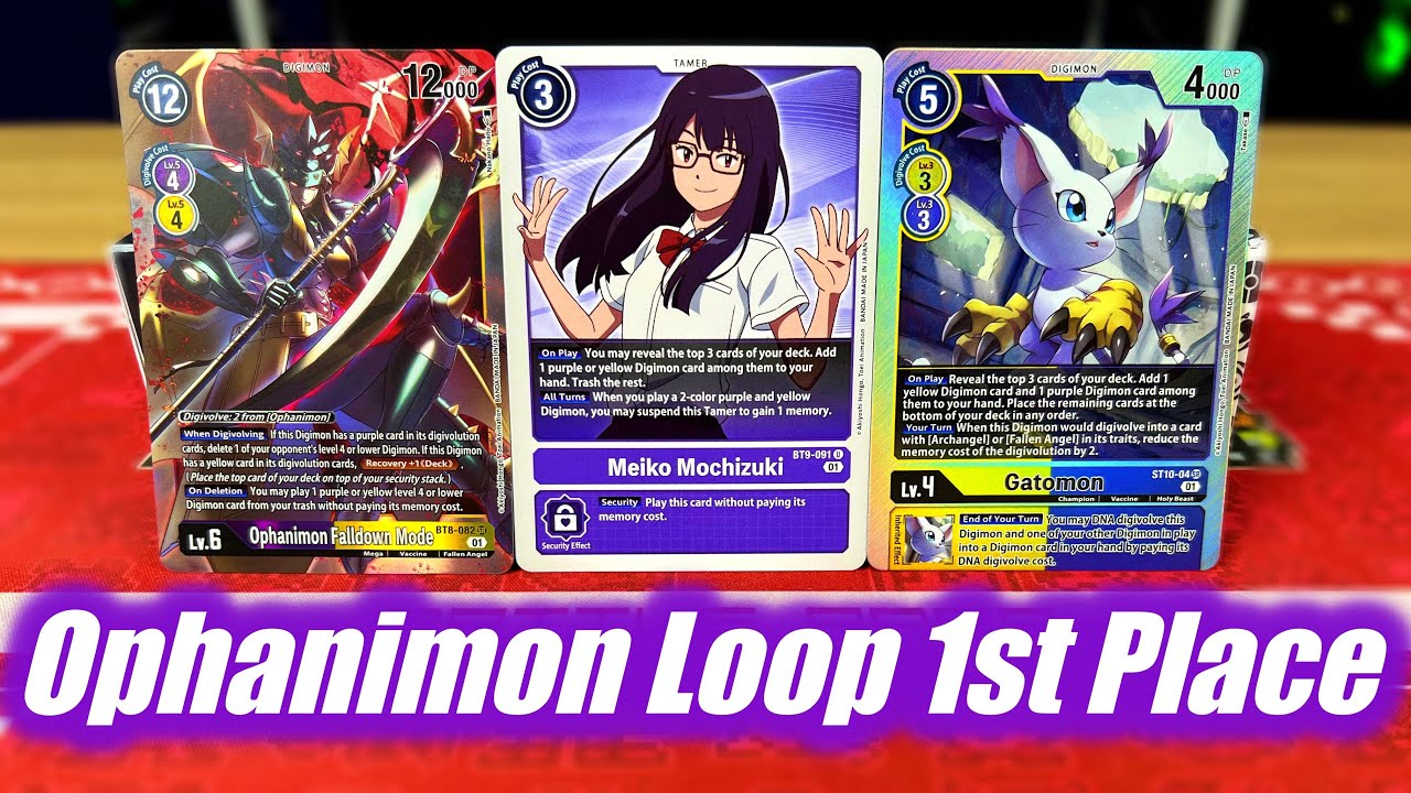 Ophanimon Loop UNDEFEATED 1st Place Locals Deck Profile!