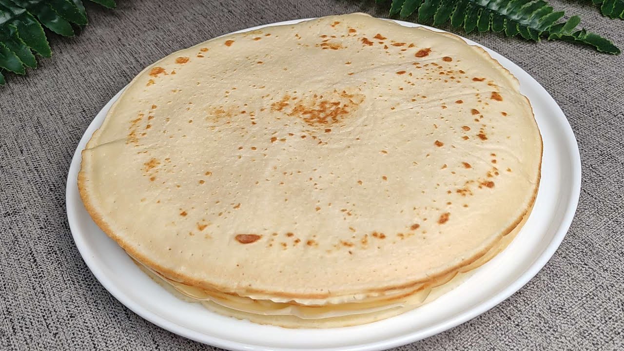 طرز تهیه نان کرپ بدون خمیرمایه، بدون ورز دادن _ ۵دقیقه ای درمخلوط کن خمیر درست کن