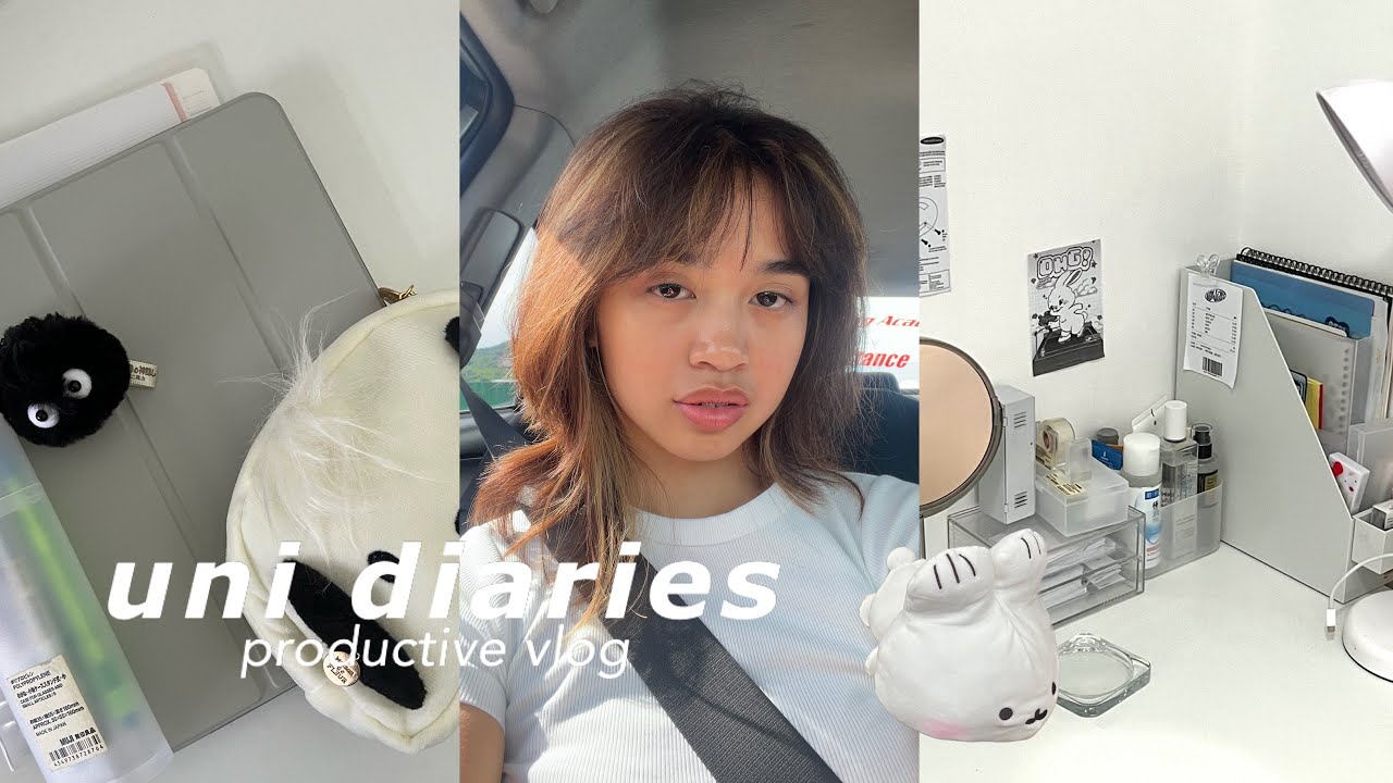 Uni Vlog🎧 ft. lots of stu(dying), pack orders, productive days, library, crochet, more