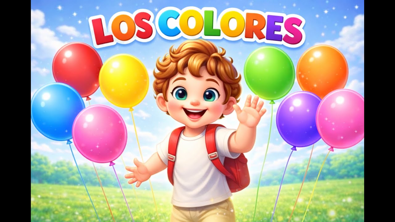 Los Colores para Niños 🌈 | Aprende Colores con Animales y Globos 🎈 | Video Educativo Infantil