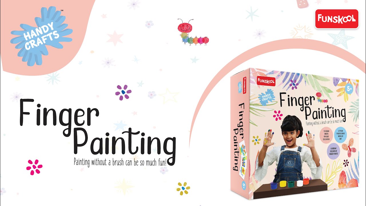 Fun with Colors! 🎨 | Funskool Handycrafts Finger Painting for Kids