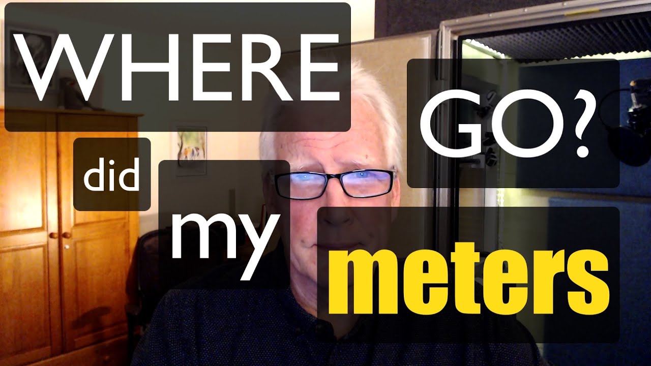 Twisted Wave for Voiceover - Where did my meters go?