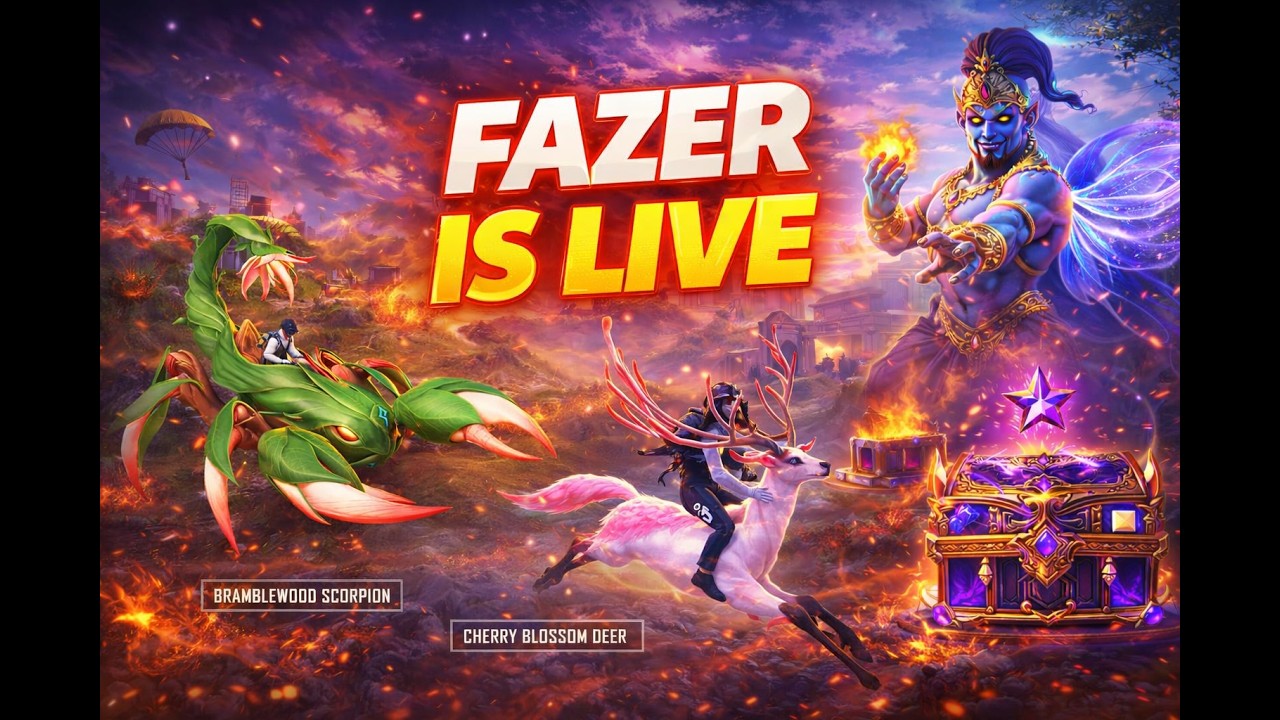 BGMI 4.2 LIVE 🔴 NEW EVENT + RUSH GAMEPLAY | FAZER IS LIVE #ipad  #bgmi #shorts  #ipad9thgenbgmitest