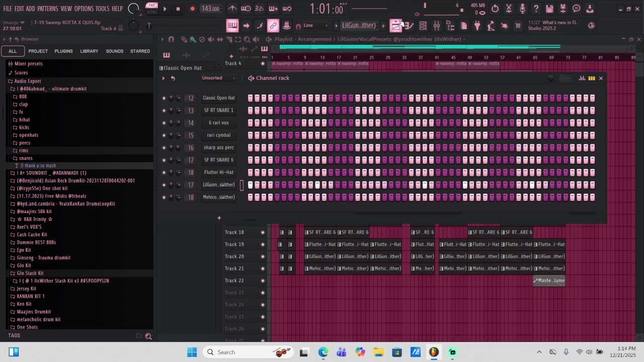 How I made this Swapa x Zukenee type beat in 5mins w/Rotta (Quis.Pr0d)