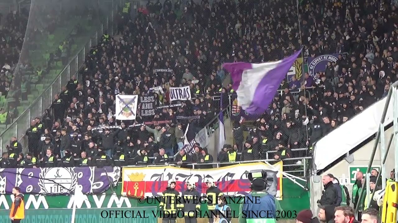 Ferencváros-Újpest 2024/25 (Tifo Ujpest)
