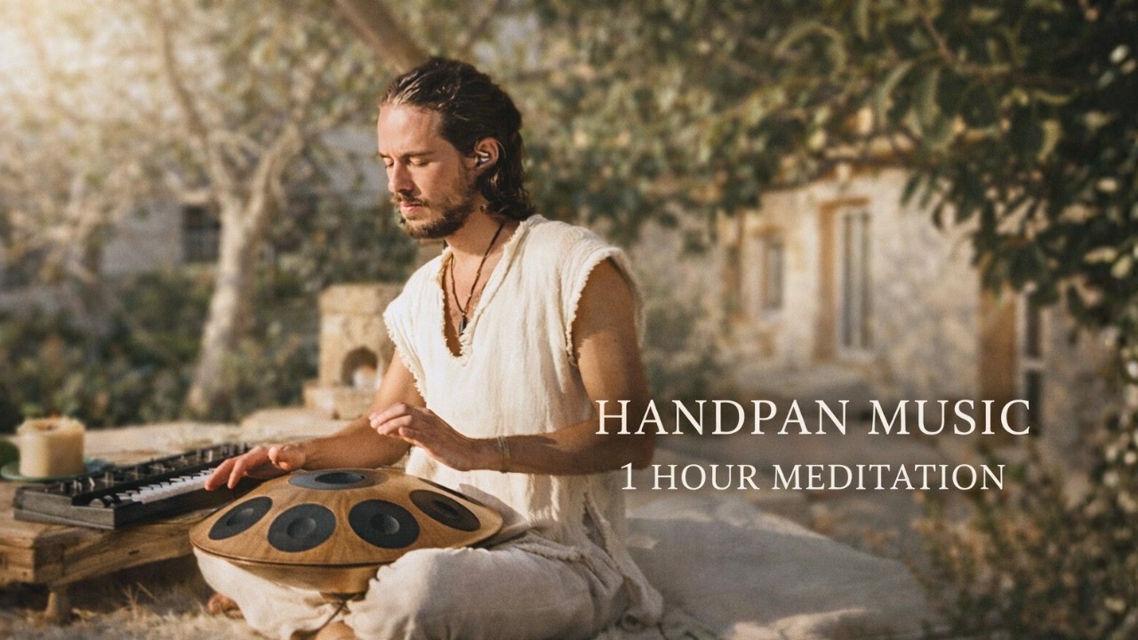 Handpan Meditation – 1 Hour Deep Relaxation & Healing Sound Journey (Live)