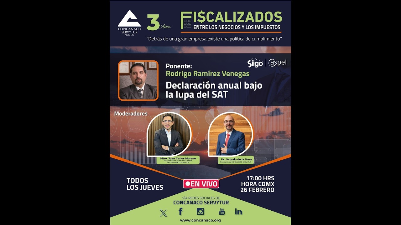 #EnVivo | Programa Fiscalizados entre los Negocios y los Impuestos